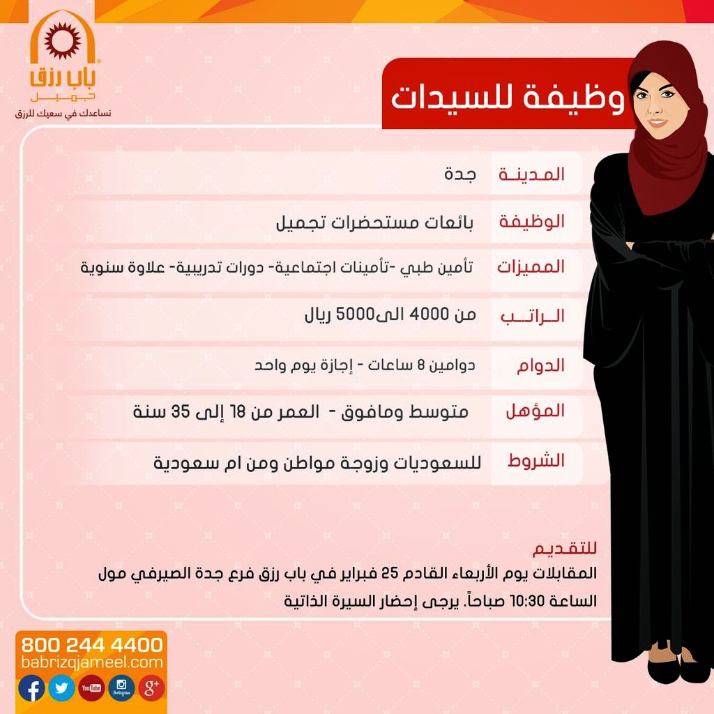  وظائف نسائيه