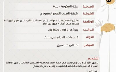 شركة الطوب الاحمر وظائف في #مكة و #جدة سائقي رافعة شوكية ومراقبي انتاج وفنيين