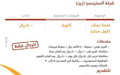 وظائف كول سنتر في الخبر