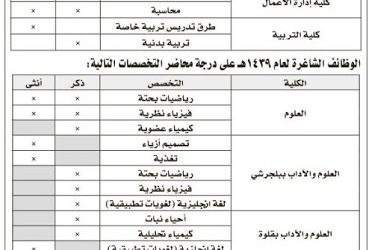 جامعة الباحة وظائف معيدين ومحاضرين نساء ورجال