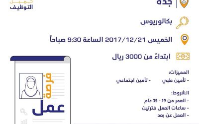 وظيفة مصممة جرافيك في جدة