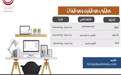 مستشفى دار الشفاء في الرياض وظائف استقبال وتمريض