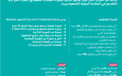 طيران ناس وظائف مضيفين جويين في الدمام جدة الرياض لحملة الثانوية وأعلى