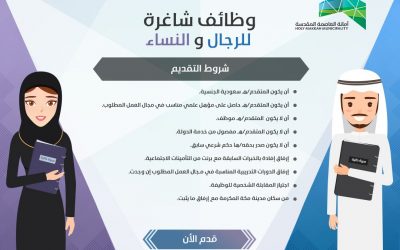 امانة العاصمة المقدسة وظائف نسائية ورجالية على بند الاجور