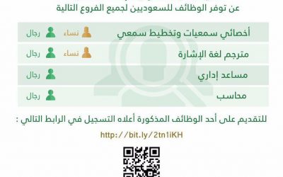 الجمعية السعودية للاعاقة السمعية وظائف في الرياض جدة الدمام