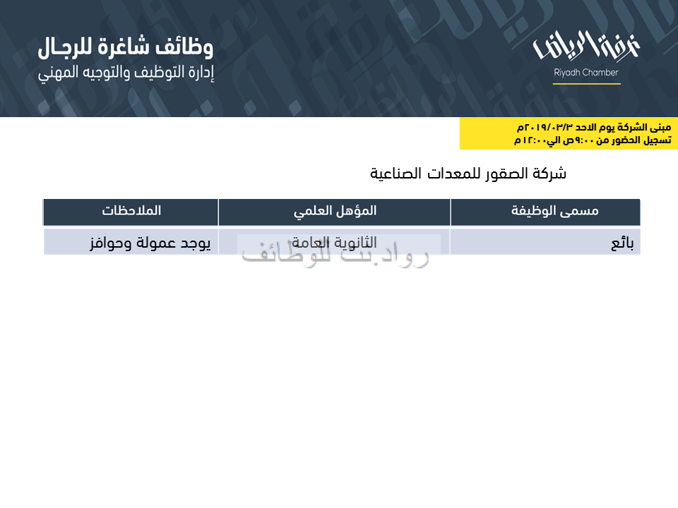وظائف غرفة الرياض للشباب بمسميات مختلفة في اكثر من شركة