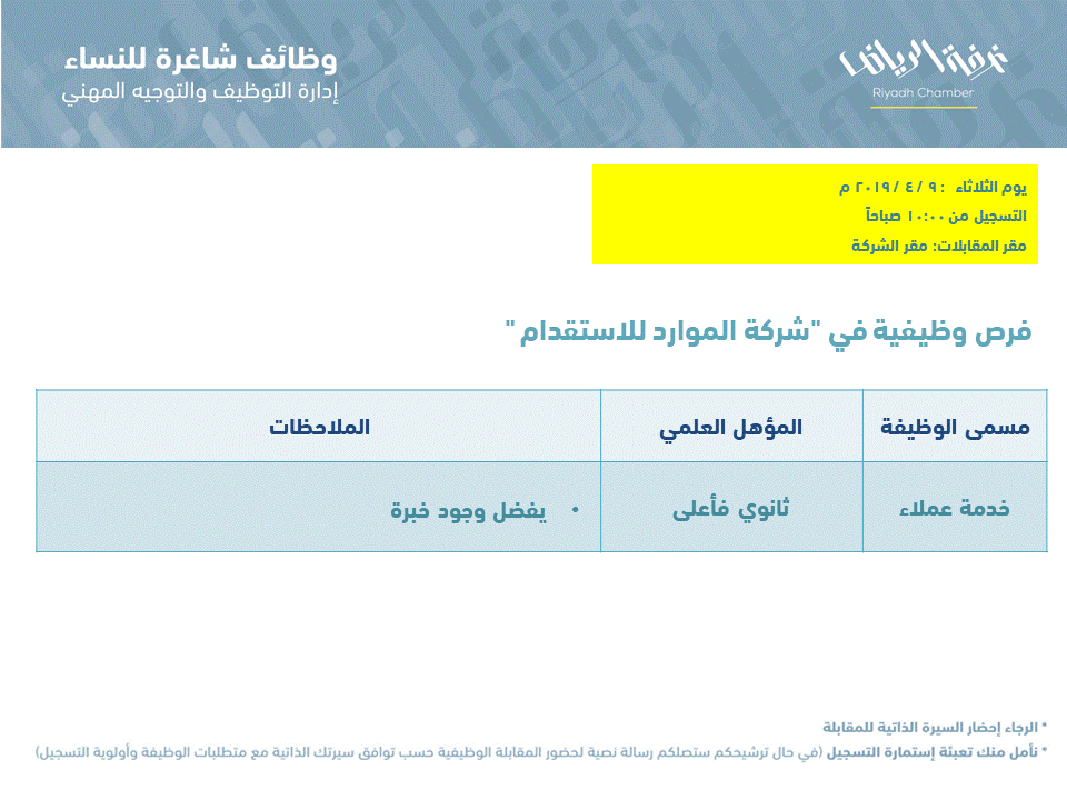 وظائف خدمة عملاء وممثلي مبيعات في حلويات الدبلوماسي والموارد للاستقدام