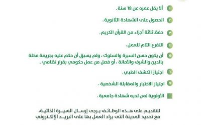 الشؤون الاسلامية وظائف امام ومؤذن